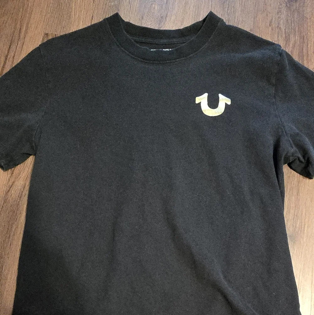 True Religion Black Logo Pocket T-Shirt